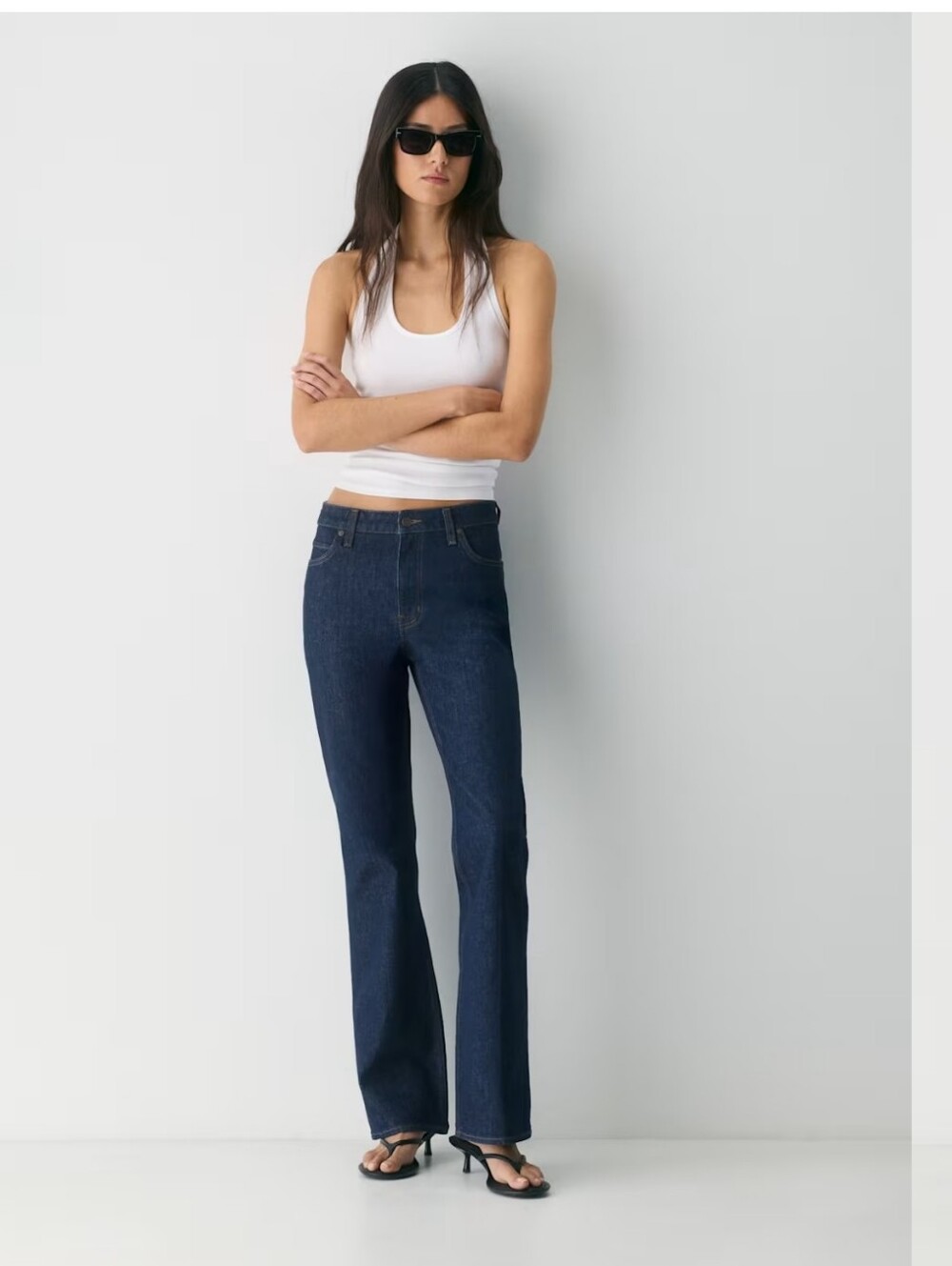 Denim Forum Jane High Rise Boot Jeans - Picture 1 of 7